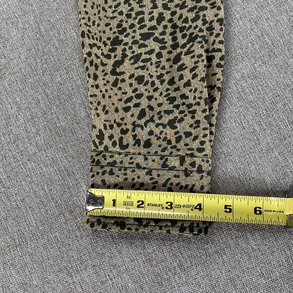 Rag & Bone 100% Silk Karen Wrap Dress Women's 8 Olive Leopard Print NWT - Picture 15 of 15